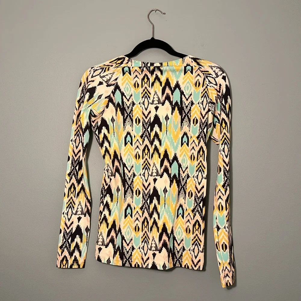 Billabong Totally 80’s Long Sleeve Rashguard Multicolor Size Large - Picture 3 of 8